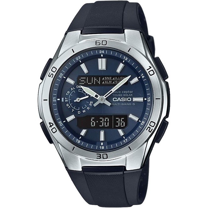 นาฬิกาข้อมือ Casio Wave Ceptor สําหรับผู้ชาย Wva-M650-2Ajf
