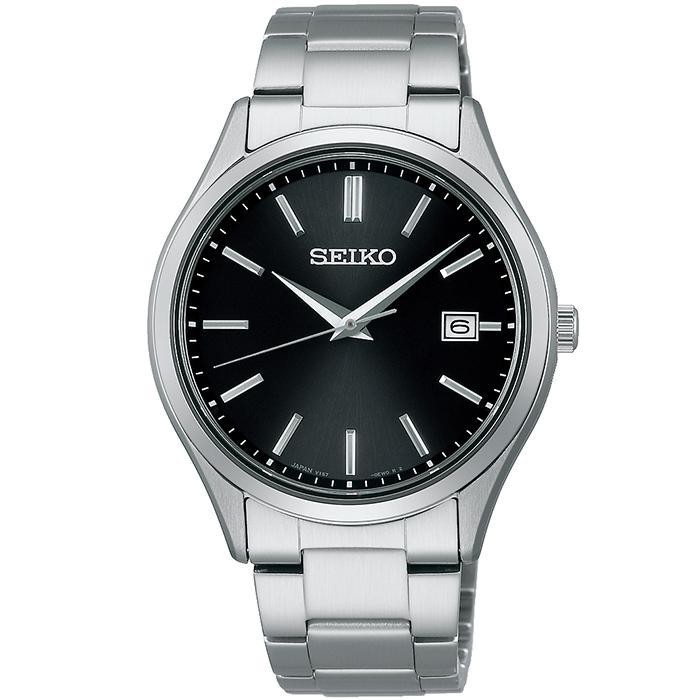 [AuthenticDirect from Japan] SEIKO SBPX147 Unused S series Solar Sapphire glass Black SS Analog Men