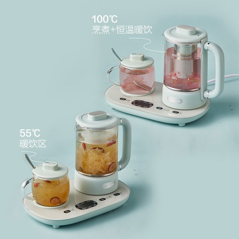 Little Bear YSH-C06N1 Mini Health Cup Glass Tea Brewer Electric Water Pot 55 ° C Insulation 0.6L