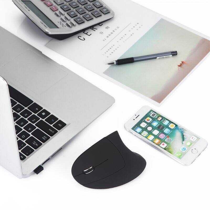 Vertical Ergonomic 2.4G Wireless Left Hand Computer Gaming Mice 5D USB Optical Mouse Gamer Mause Fo