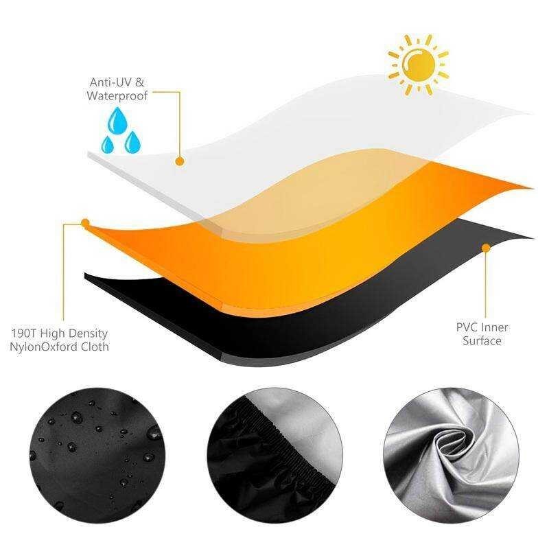 ❤ Waterproof 190T Oxford Cloth Outdoor 4 Wheeler Windproof Sun Protection ATV Cover 82X47x45inch
