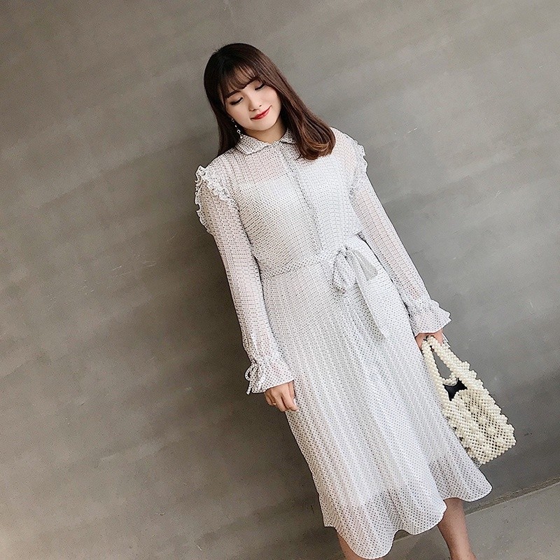 XL-4XL สาวอวบ XL 2XL 4XL เสื้อผ้าไซส์ใหญ่ ไซส์ใหญ่ เดรสสาวอวบ  ไซส์ใหญ่ อก ชุดสาวอวบ ชุดคนอ้วน เดรส