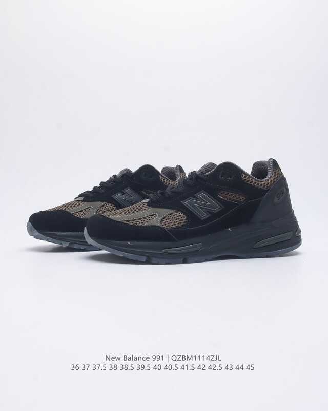 Balance-NB991-4 The New latest pure original 991V2 retro trendy men's women's sports shock-absorbin 