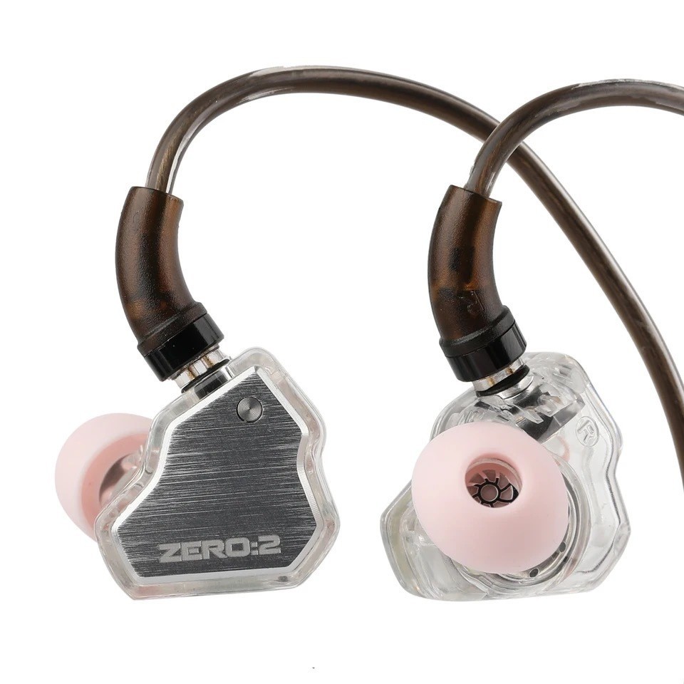 7hz x Crinacle Zero 2 Zero :2 Updated 10 มม. ไดรเวอร์ไดนามิก IEM หูฟังเล่นเกม แบบใช้สาย พร้อมสายเคเ