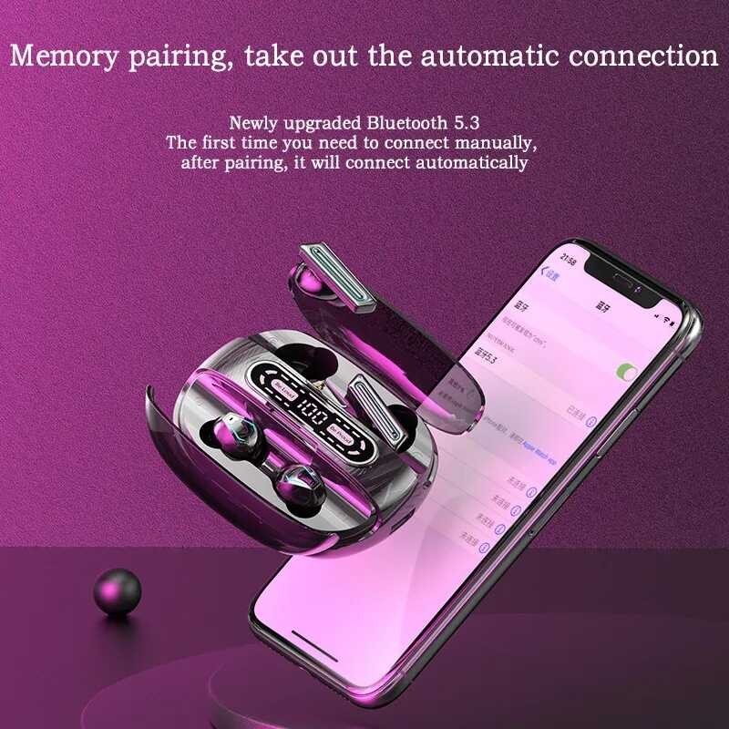 SFREE Shipping ♥ High Quality M56 TWS Digital Display Wireless Bluetooth Headset/Portable Chargeab