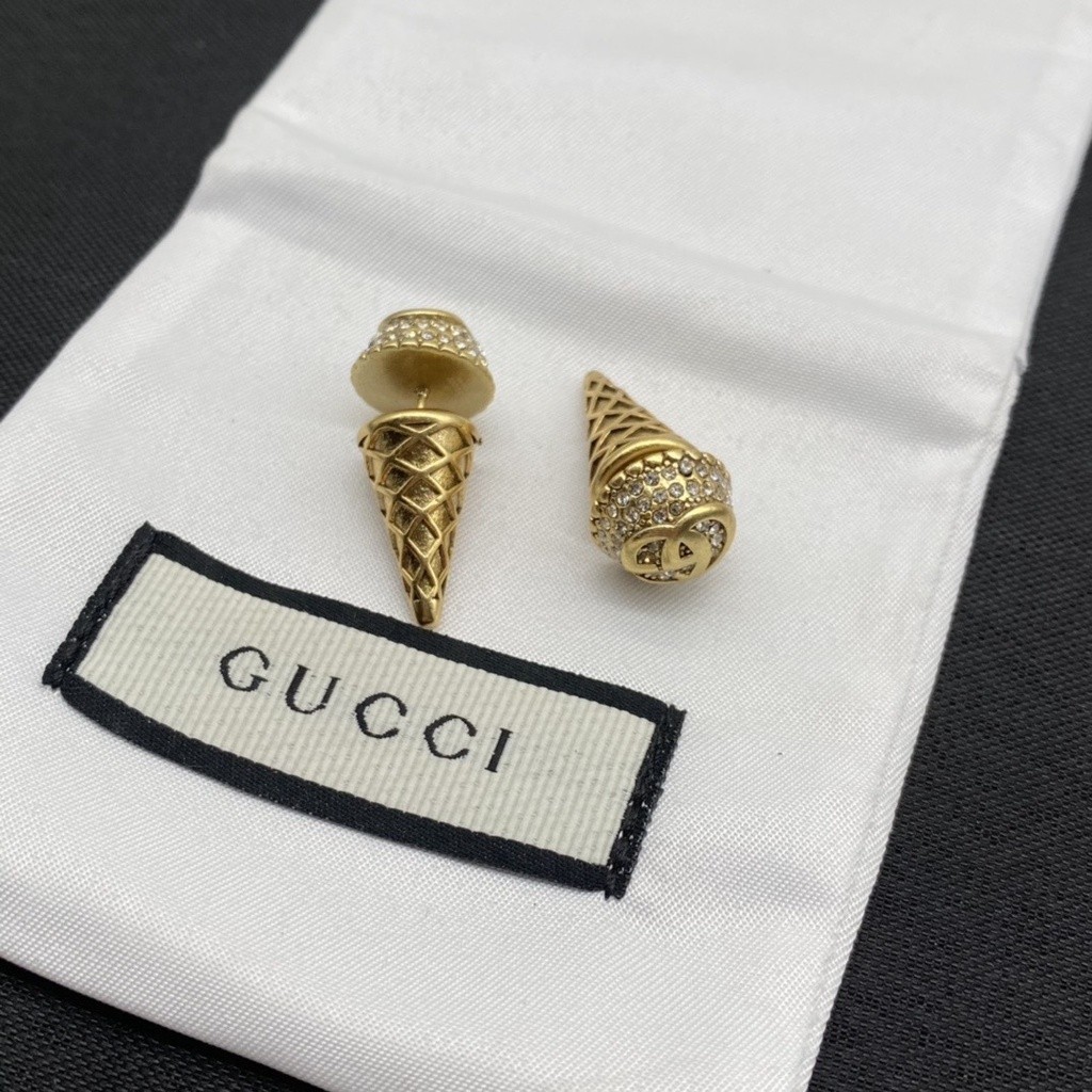 Gucci ต่างหูแฟชั่น หรูหรา