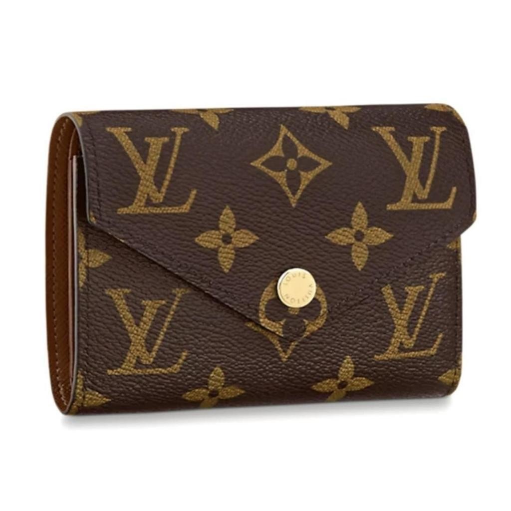 ♞,♘Louis Vuitton Victorine Money Clip/Women's wallet/Wallet/Zipper/Cow Cow Leather