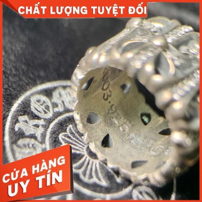 Unisex Ring Chrome Heart Cement Silver 925 เพชรเต ็ ม Chrome Heart Shop - Chrome Heart Store