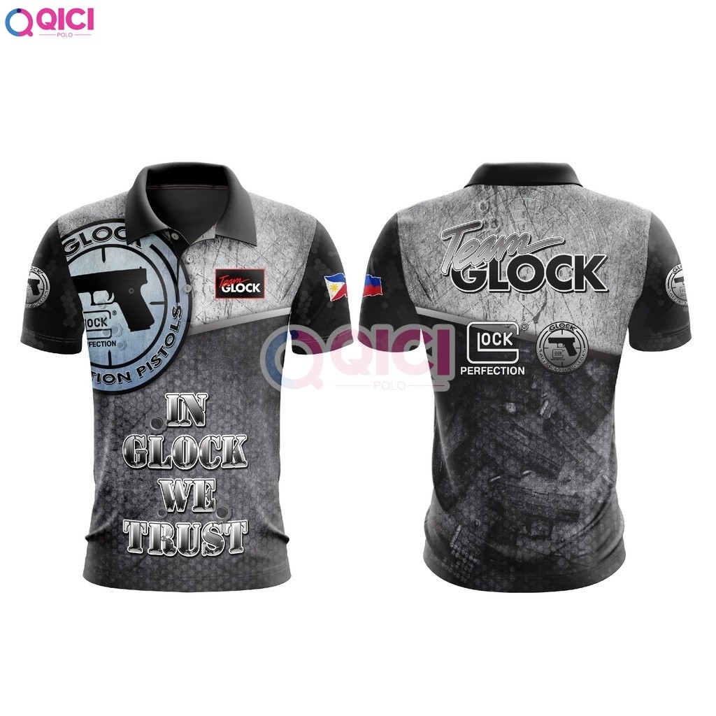 "เสื้อโปโล Glock แบบเต็มตัว  "