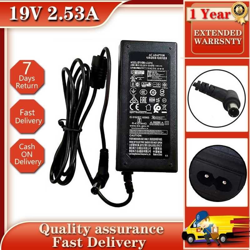 19V 2.53A US จอภาพ LC อะแดปเตอร์ AD-48F19 DA-48F19สำหรับสำหรับ LG 29UC88