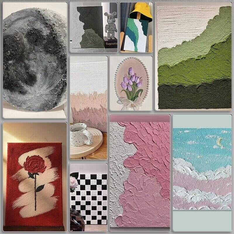 250/500G New Quartz Sand Acrylic Painting Pure White Fine Sand 80 Mesh Three-Dimensional Texture Ha