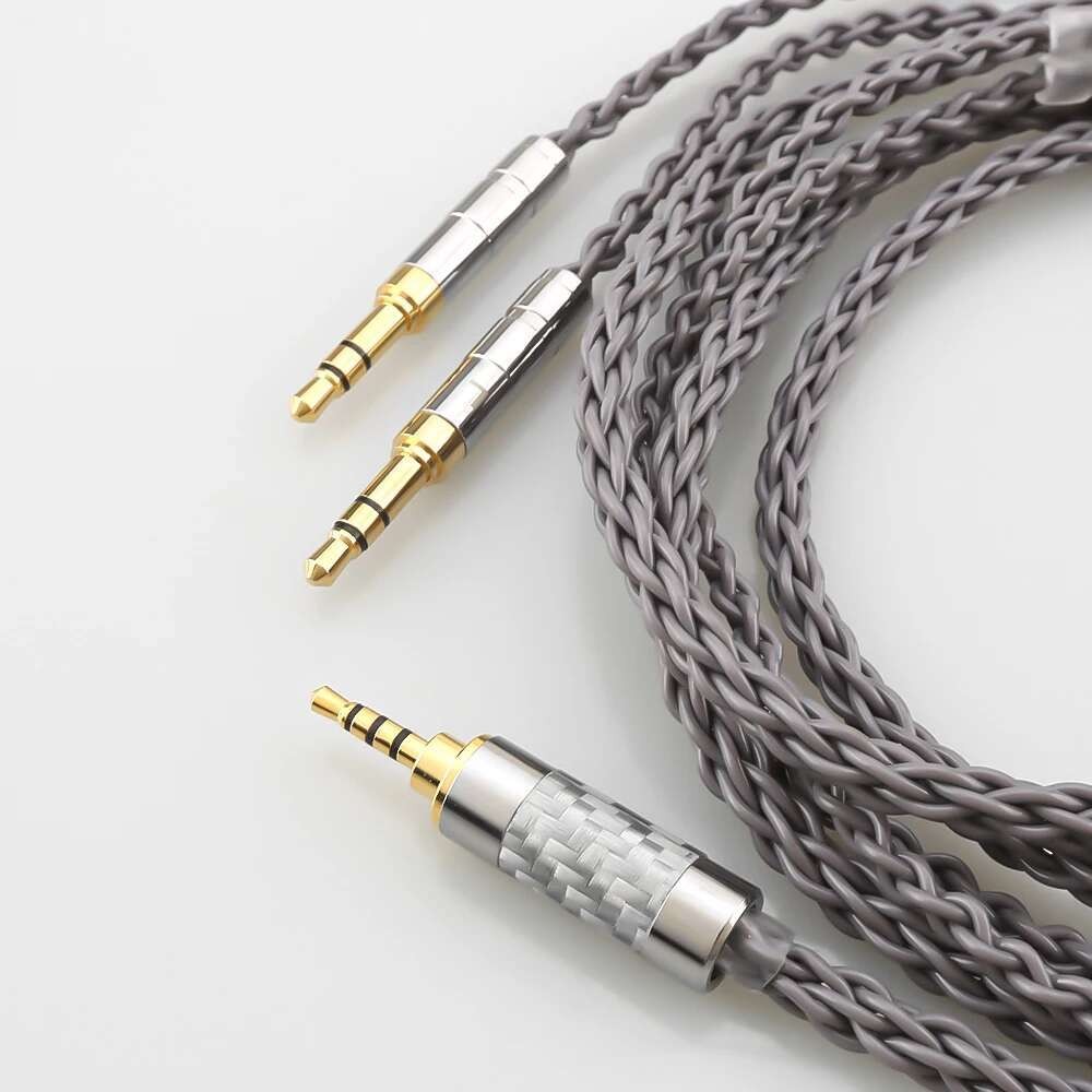 8 แกน 4.4 มม.4 pin Xlr 2.5 มม.สายหูฟังหูฟังสําหรับ 3.5 Hifiman Ananda sundara HE1000se HE6se he400 Z