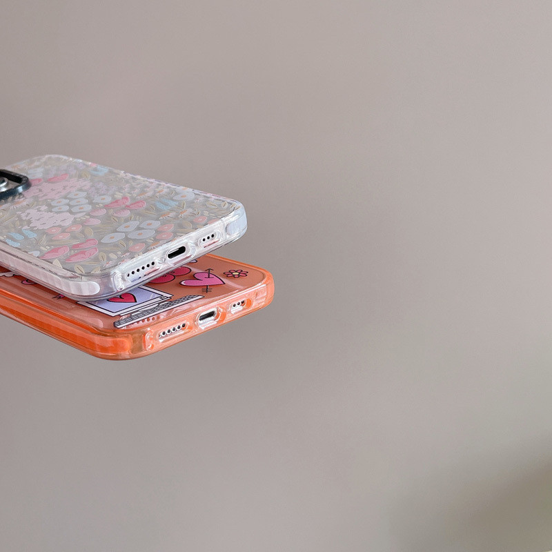 Insโบว์สติกเกอร์ซิลิโคนนุ่มสําหรับIPhone 11 14 15 Pro Max 12 13 Mini Cover X XR XS MaxกันชนSE 2022 6 7 8 Plusปลอกกันกระแทก - รูปที่ 4