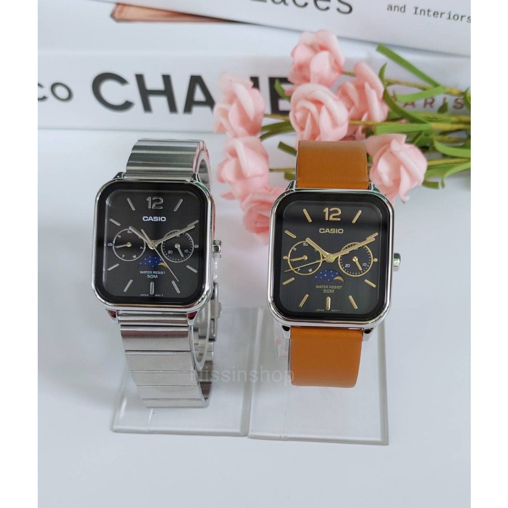 ♞,♘,♙นาฬิกา Casio แท้ รุ่น MTP-M305D-1A และ MTP-M305L-1A นาฬิกาดีไซน์ Smart watch รุ่นใหม่ล่าสุด ขอ