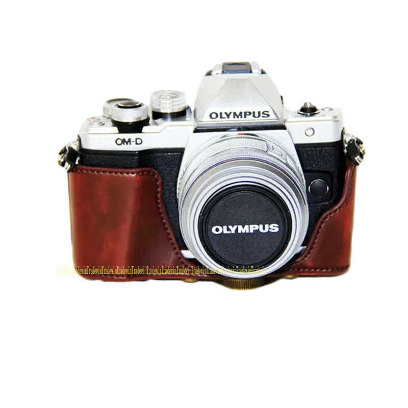➧ กระเป๋าเคสกล้องหนัง Pu สำหรับ Olympus Em10iii Em10 Mark Iii พร้อม