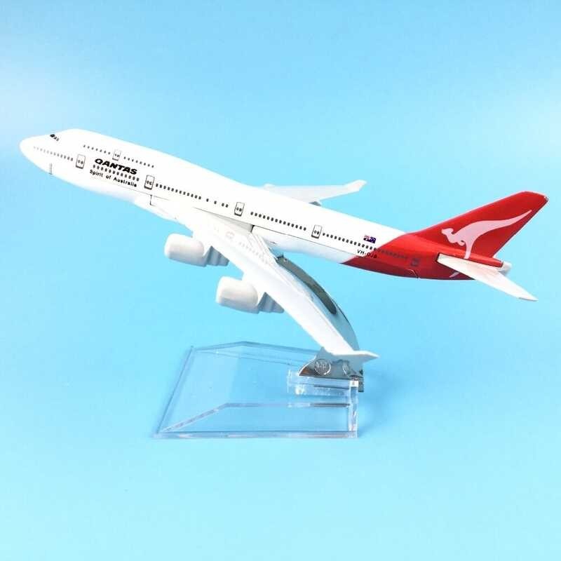 16Cm Metal Aircraft Australian Air Qantas B747 400 Airlines Boeing 747 Airways Plane Model Aircraft 