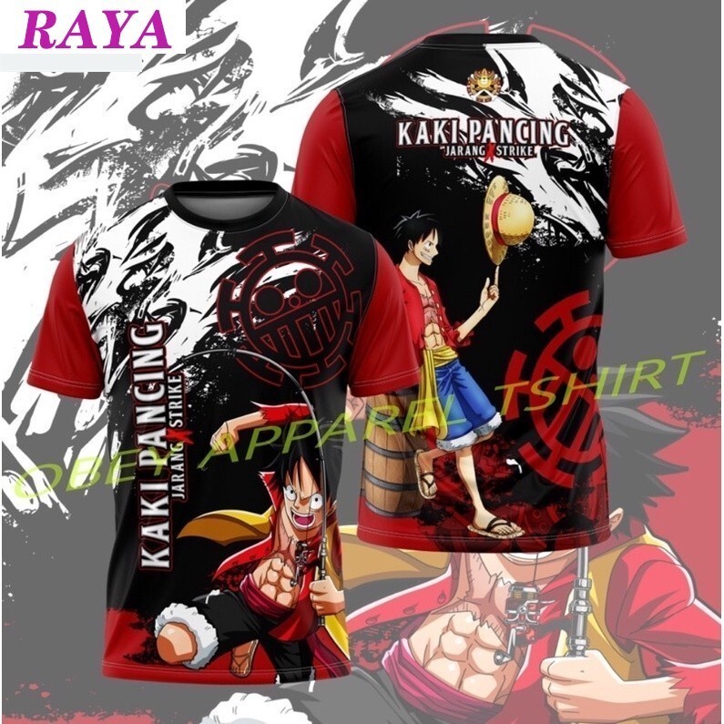 Pancing Foot X One Piece Luffy Sublimation Tshirt Pancing Foot One Piece
