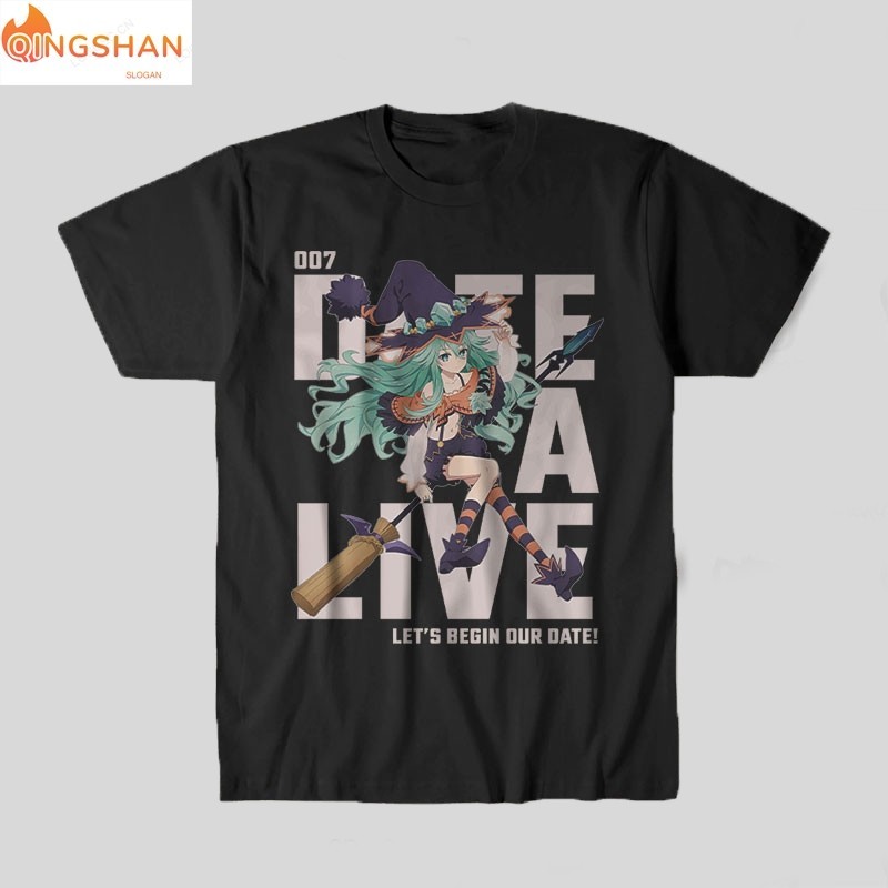 Date A🌹 Live Natsumi Kyouno T-Shirt ( แขนสั ้ นสีดํา）