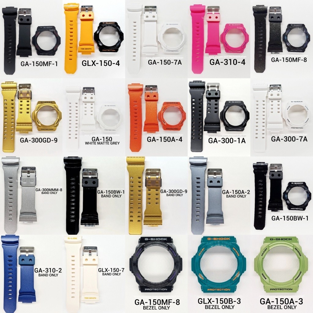 Casio G-SHOCK BAND และ BEZEL GA150 GLX150 GA300 GA310 GA-150 GA-300 GLX-150 GA-310
