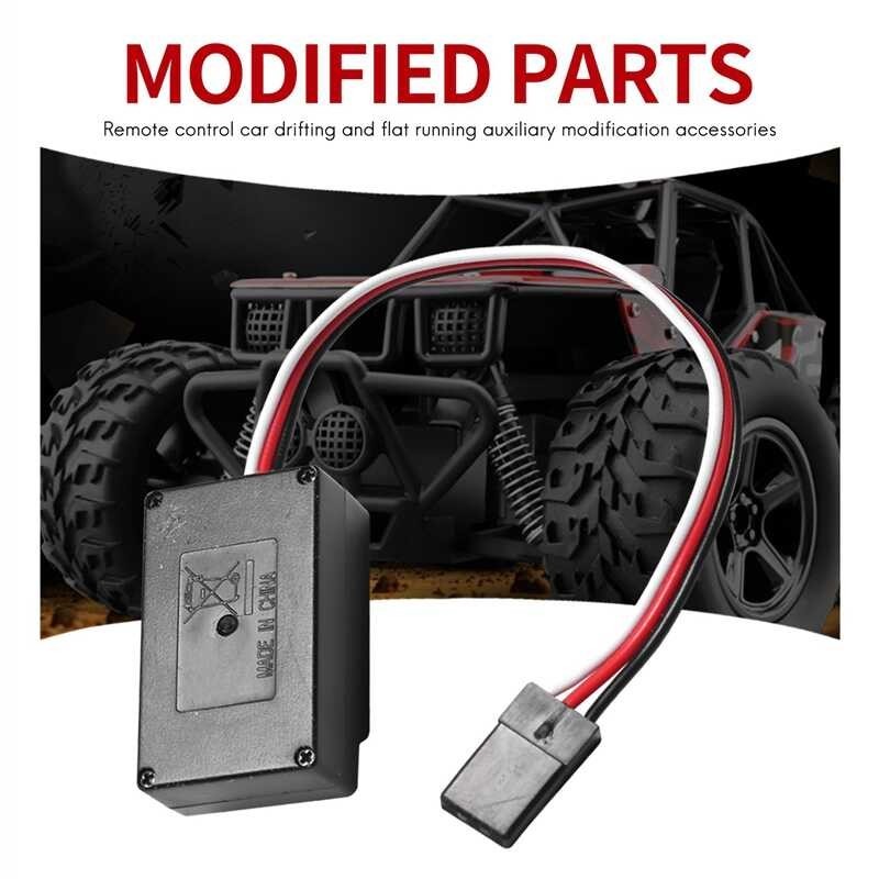 ❤ Mini Gyro Gyroscope For WPL D12 1/10 RC Drift Racing Car Steering Output Integrated Compact Lig