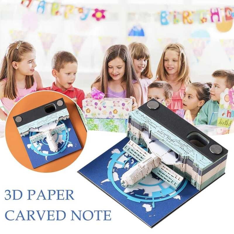 2024 Chronicle Desk Calendar Creative 3D Paper Carving Office Earth Decoration Desktop K1j9 Top top