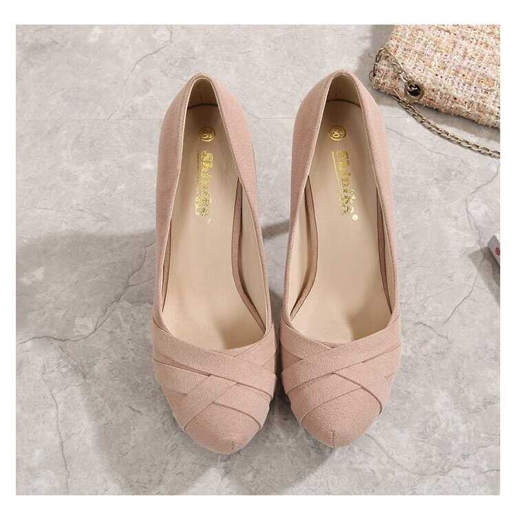 heels Women high stiletto black shoes 10cm / 4 inches