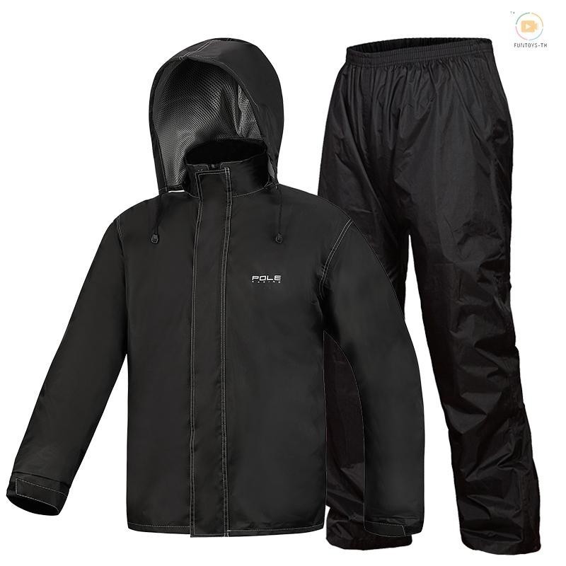 Pole-racing เสื้อแจ็กเก็ตกันฝน กันน้ํา กันฝน สําหรับขี่จักรยานยนต์ ตกปลา เดินป่า ทุกเพศ