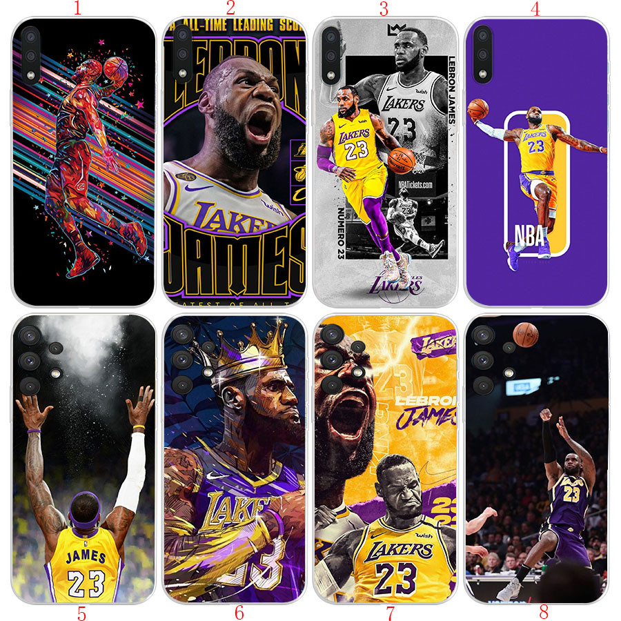 Samsung A6 A8 A9 J4 2018 J2 J4 J5 J6 J7 Prime Plus H6 blue ball LeBron James Softเคสโทรศัพท์โปร่งใส