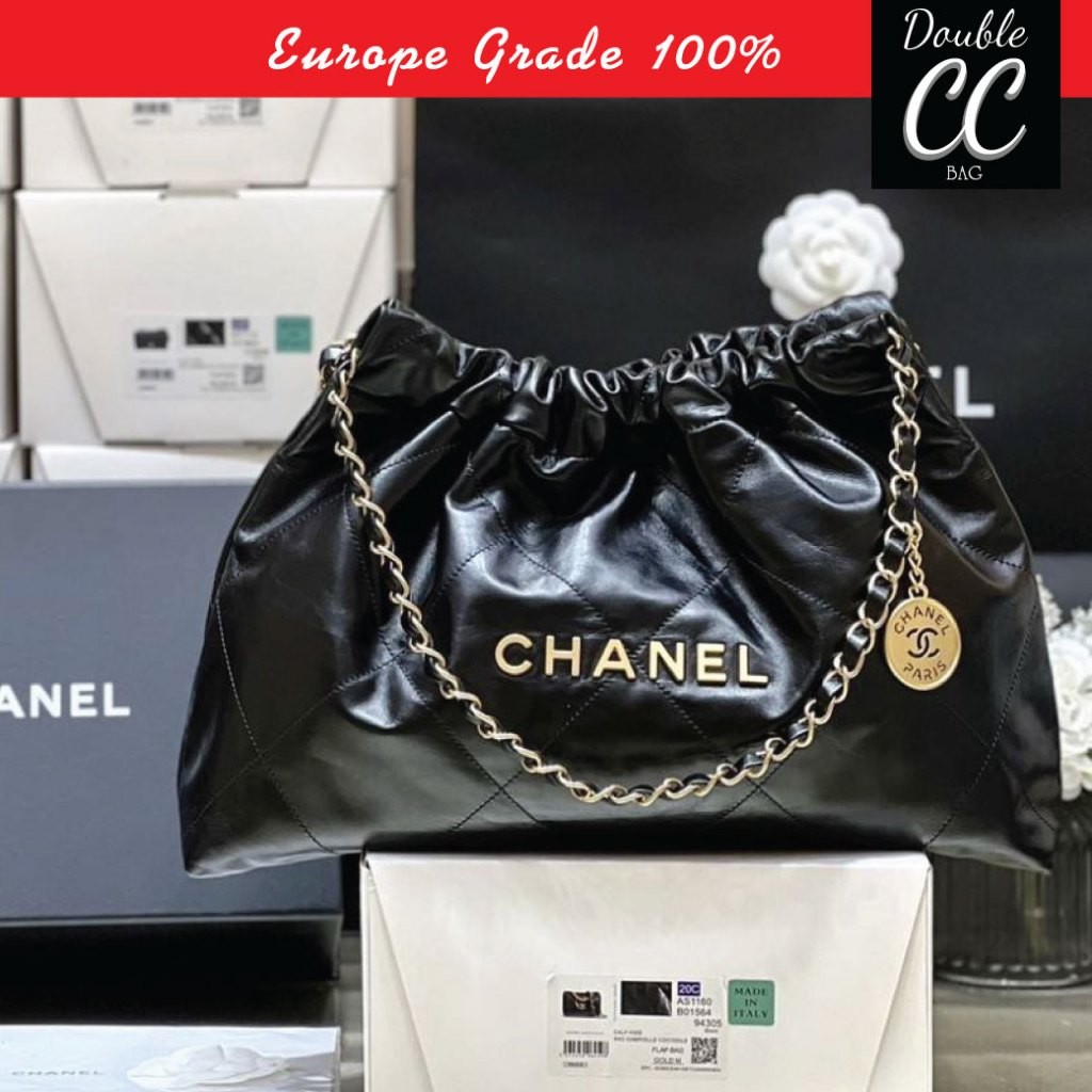 ชาแนล New Chanel 24C handbag  VIP ️ สุภาพสตรี กระเป๋าสะพายไหล่