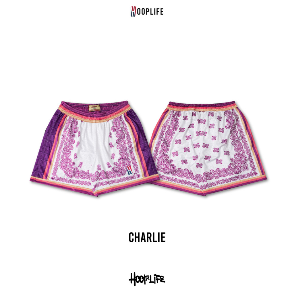 ((XILE99) กางเกงขาสั้น กางเกงแฟชั่นเนวสตรีท HoopLife " Chocoboni " Mesh Shorts [Wonka Edition]