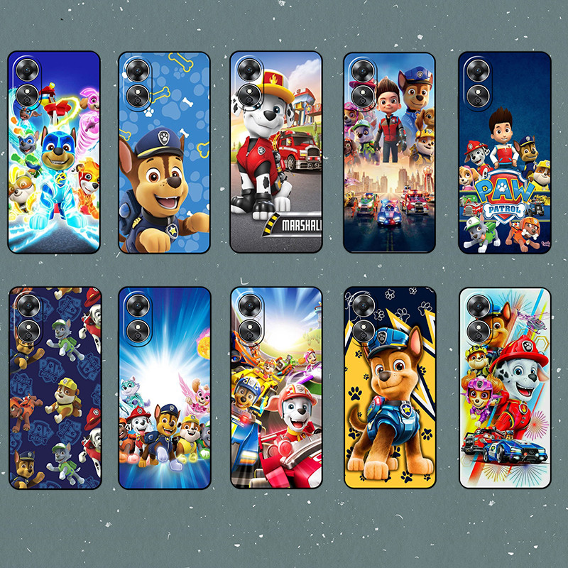 พิมพ์แฟชั่นสําหรับ OPPO A1 A1K A3S A5 A5S A7 A8 A9 A11 PAW Patrol The Mighty Movie เคสโทรศัพท์ TPU ส