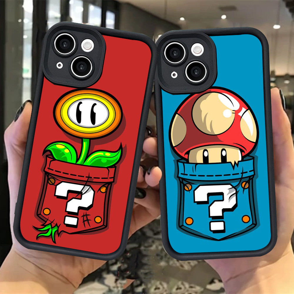 H-9 Mario Casing สําหรับ Xiaomi POCO F5 C55 M4 X6 F6 C31 X3 X5 M3 Pro 5G