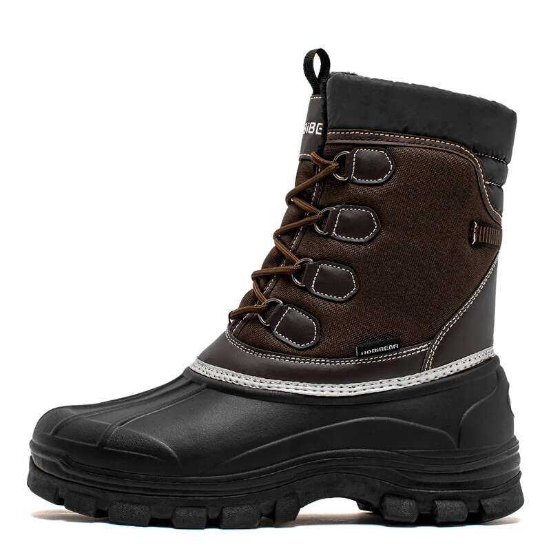 HOBIBEAR Mens Snow Boots รองเท้ากันน้ำฤดูหนาว thumbnail 5