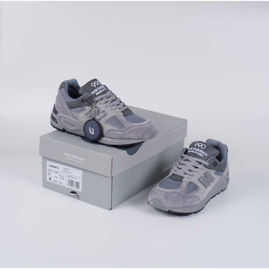 (ioniq)New Balance 990V2 X Wtaps Grey