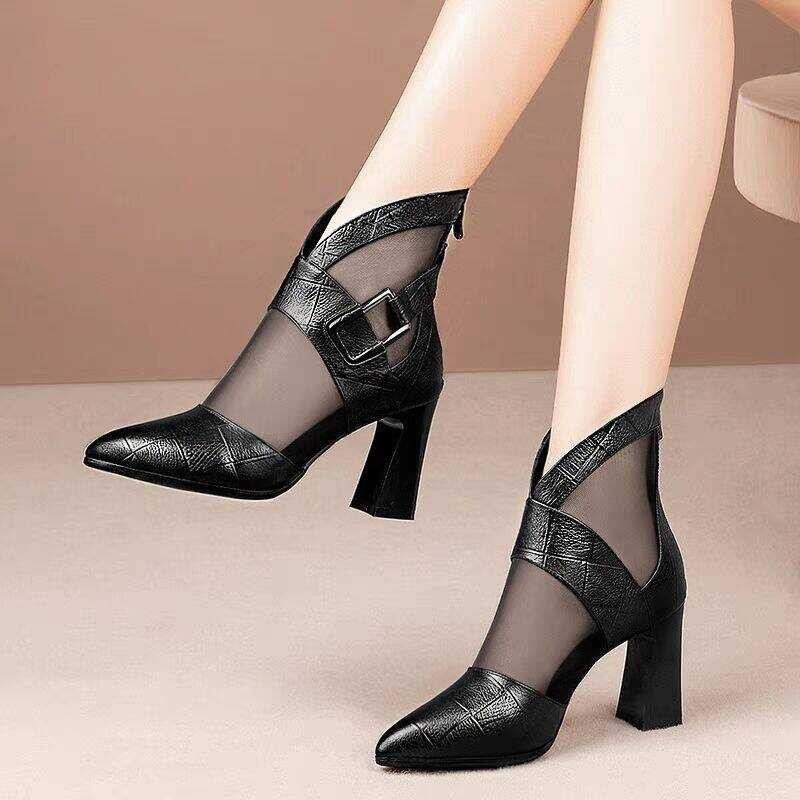 Blonshe Heels ❤ For Women Sandals For Women High Heels Shoes Women Leather Shoes Slippers For Women