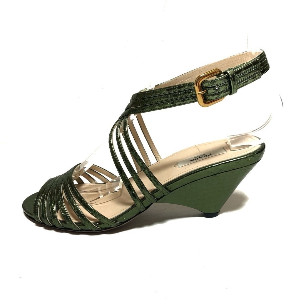 สินค้ามือสอง PRADA sandals green Brandear