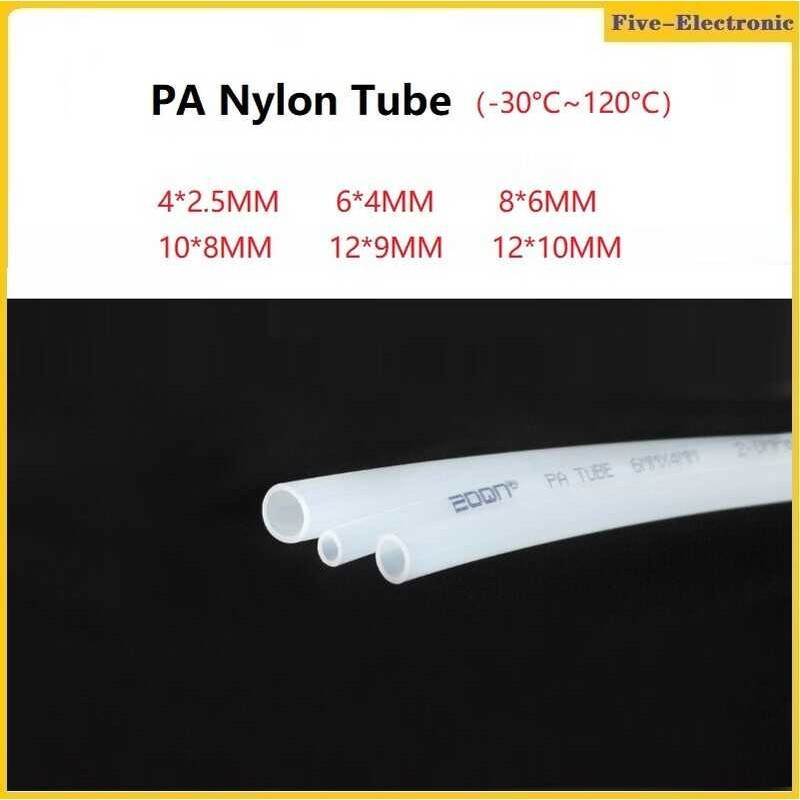Tube Nylon PA Pneumatic Air Hose OD 4Mm 6Mm 8Mm 10Mm 12Mm High Pressure Oil Pipe Pa6 Tubing Pa6 Cle