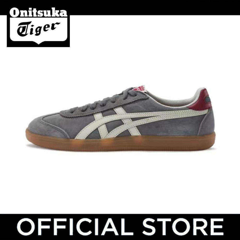 Onitsuka Tiger Tokuten Men and women shoes Casual sports shoes Grayish red【Οnitsuka store official】