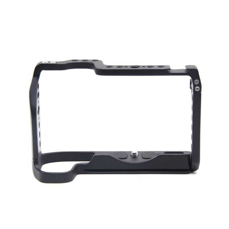 ➧ DSLR Camera Cage Canon EOS RP Feature With 1/4 Thread Holes For Magic Arm Microphone Fill Light