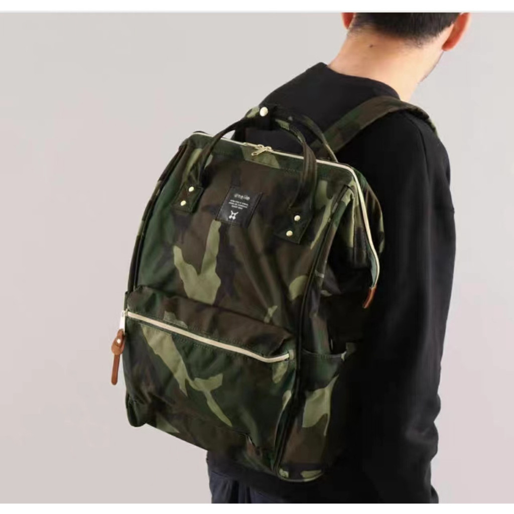♞,♘,♙Anello แท้100% Canvas Backpack (มีป้ายกันปลอม) รุ่นผ้า กระเป๋าเป้สะพายหลัง