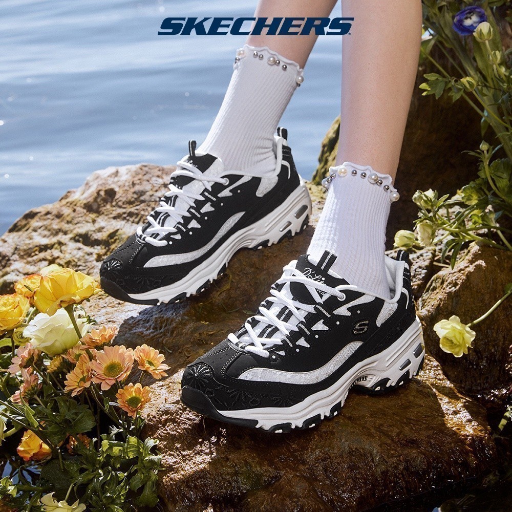 Skechers สเก็ตเชอร์ส รองเท้า ผู้หญิง Sport D'Lites 1.0 Shoes - 896085-BKW