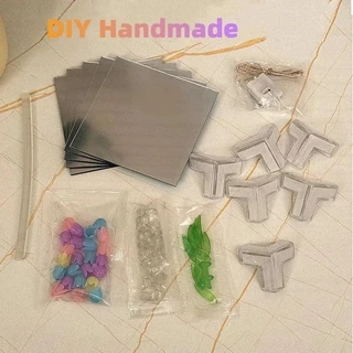 🚀ประเทศไทย🚀 20pcs Tulip Nightlight Handmade DIY วัสดุ Cube ทิวลิปกระจกตกแต ่ งห ้ องนอนบรรยากาศโคมไฟวันวาเลนไทน ์ ของขวัญวันเกิด