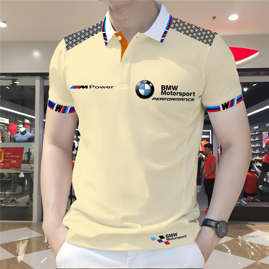 เสื้อโปโลสําหรับผู้ชายเสื้อโปโลคอปก 4 สีเลือกง่ายสําหรับทํางานและเล่น - กรุณา01 เสื้อโปโลลําลองผู้ชายธุรกิจท็อปส์