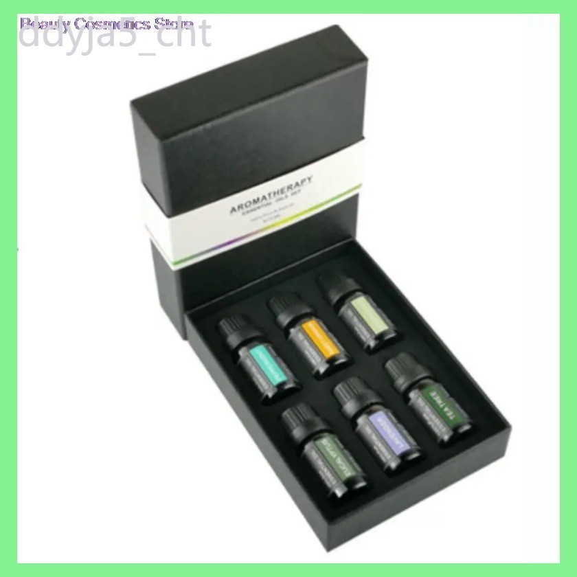 6Pcs/1Box Pure Natural Plant Essential Oils Set For Humidifier Diffuser Rose Eucalyptus Lavender Oi