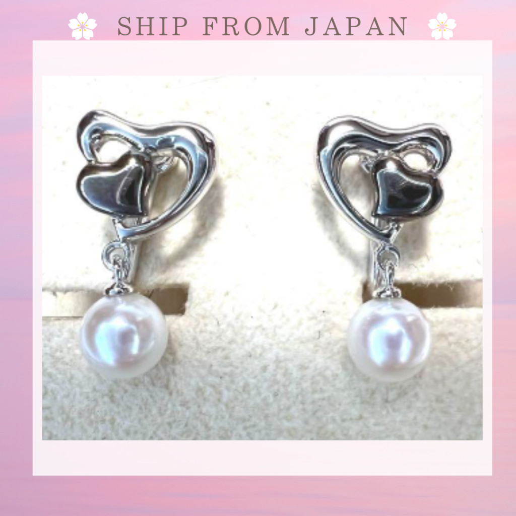 [มือสอง] MIKIMOTO k18 /SV ต่างหูมุก 5.4mm <จัดส่งจากญี่ปุ่น>