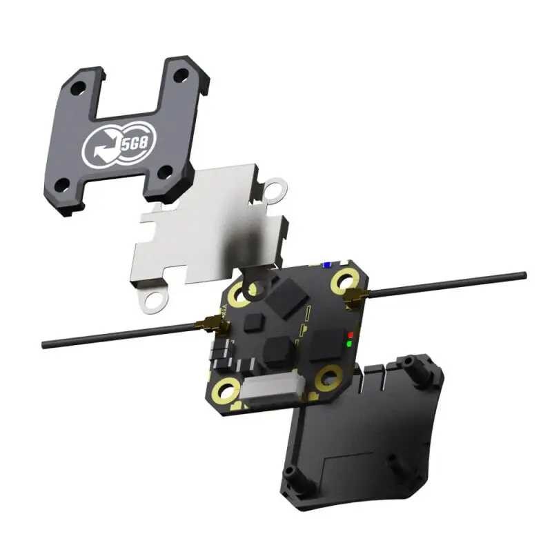 ❤️ TBS Sixty9ติดตาม Crossfire 915/2.4G ตัวรับสัญญาณวิทยุ1w เครื่องส่งสัญญาณวิดีโอ Vtx AIO 2-6S