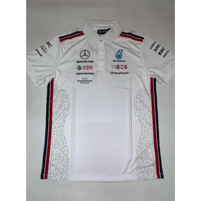 พร้อมส่ง AMG F1 PETRONAS POLO WHITE