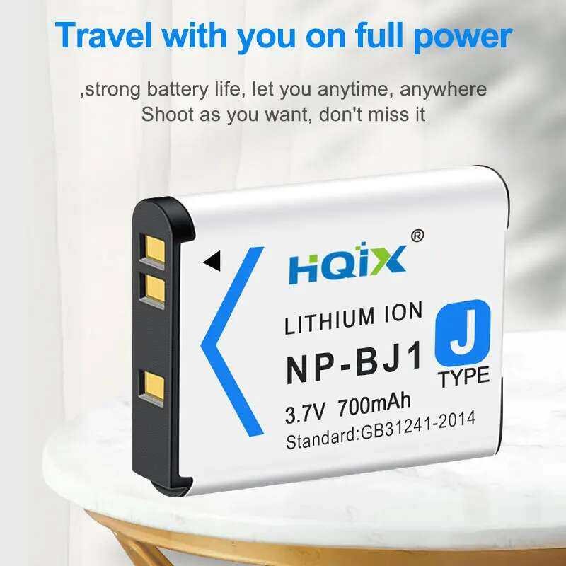 ❤️ HQIX สำหรับ Sony Dsc-Rx0 Rx0 ⅱ Rx0m2กีฬาดิจิตอลกล้อง Np-Bj1แบตเตอรี่ Charger ❤️      ⅱ