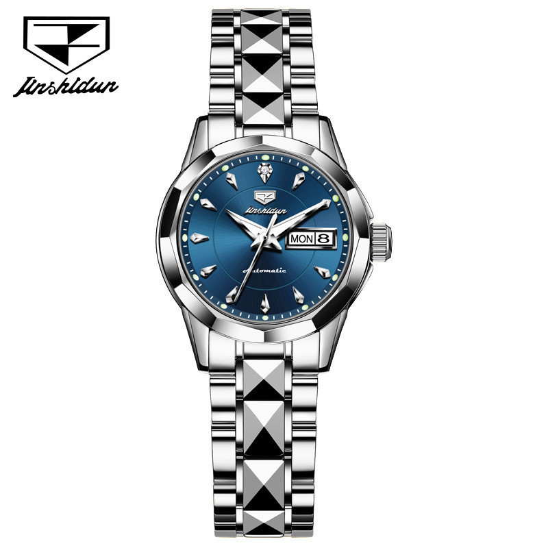 Jsdun 8936 นาฬิกาข้อมือลําลอง สายเหล็กทังสเตน กันน้ํา คุณภาพสูง แฟชั่นสําหรับสตรี (ฟรีกล่องนาฬิกาสว