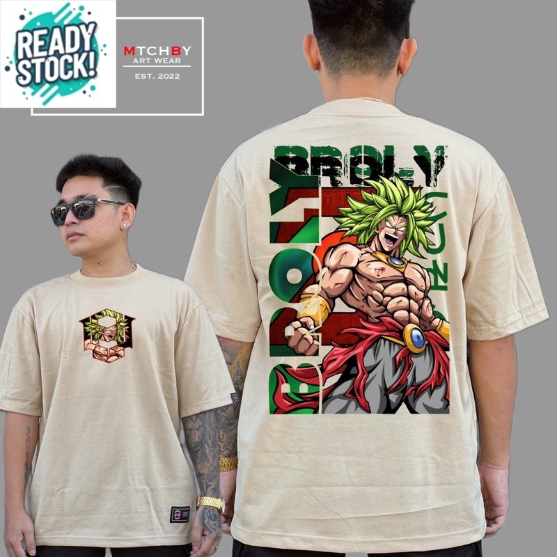Broly Broly | ดราก้อนบอล | เสื้อยืดอนิเมะ | เสื้อยืดโอเวอร์ไซส์